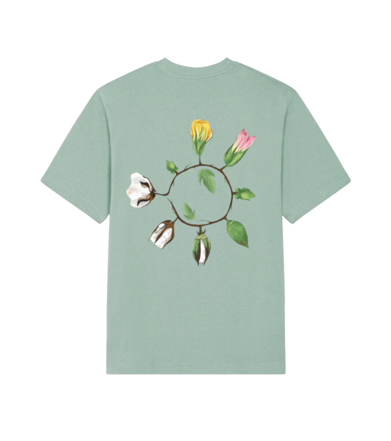 T-shirt Circle Cotton Green